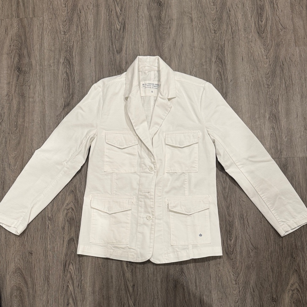 Women's White Utility Jacket